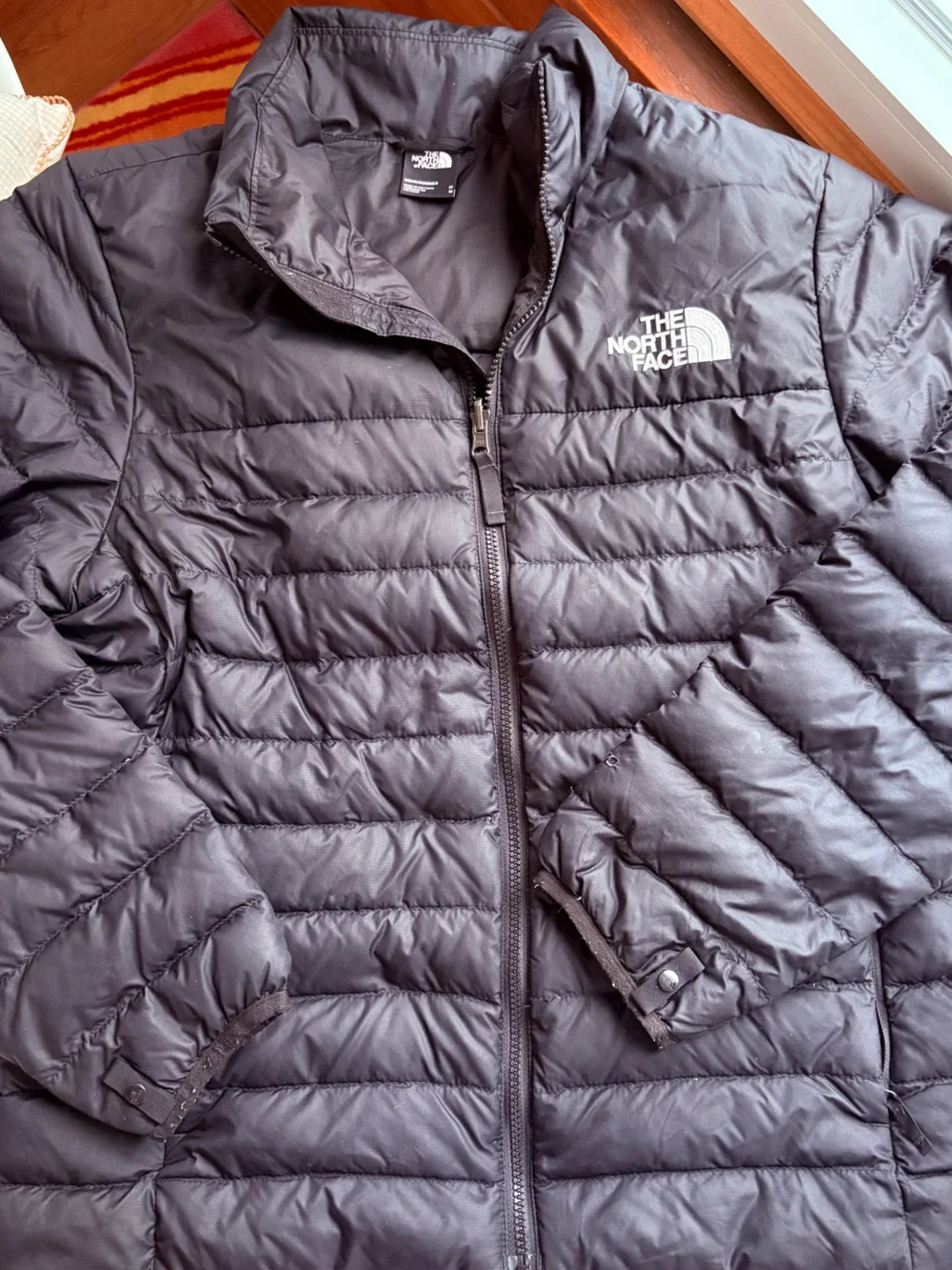 The North Face Black Quilted Down Jacket